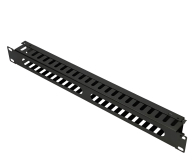 ExtraLink  Organizer kabli 19" 1U z zaślepką (czarna) - 1323223 - zdjęcie 1